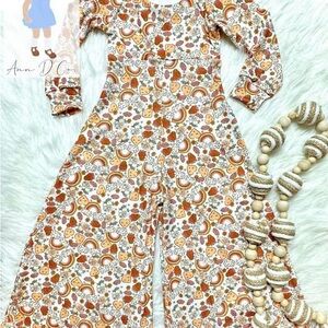 Kids Patterned Jumpsuit